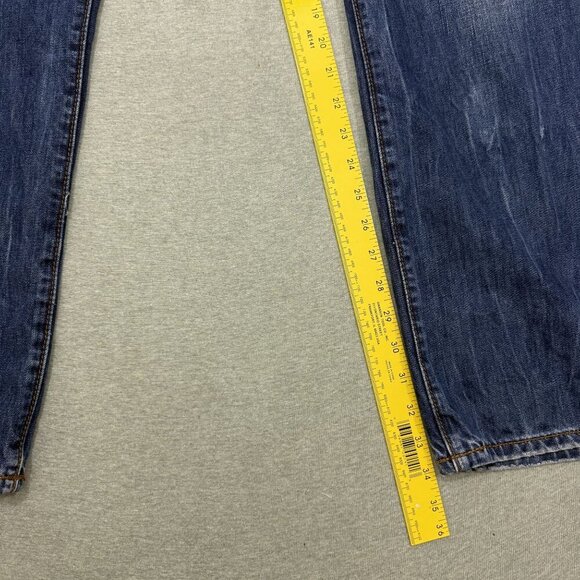 Rocawear Jeans Mens 42x34 Blue Wide Leg Baggy Fit Y2K Skater Hip Hop Grunge - Picture 6 of 12